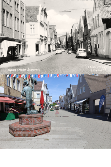 Foto "Eingang zur Süderstraße mit Blick in Richtung Markt"
